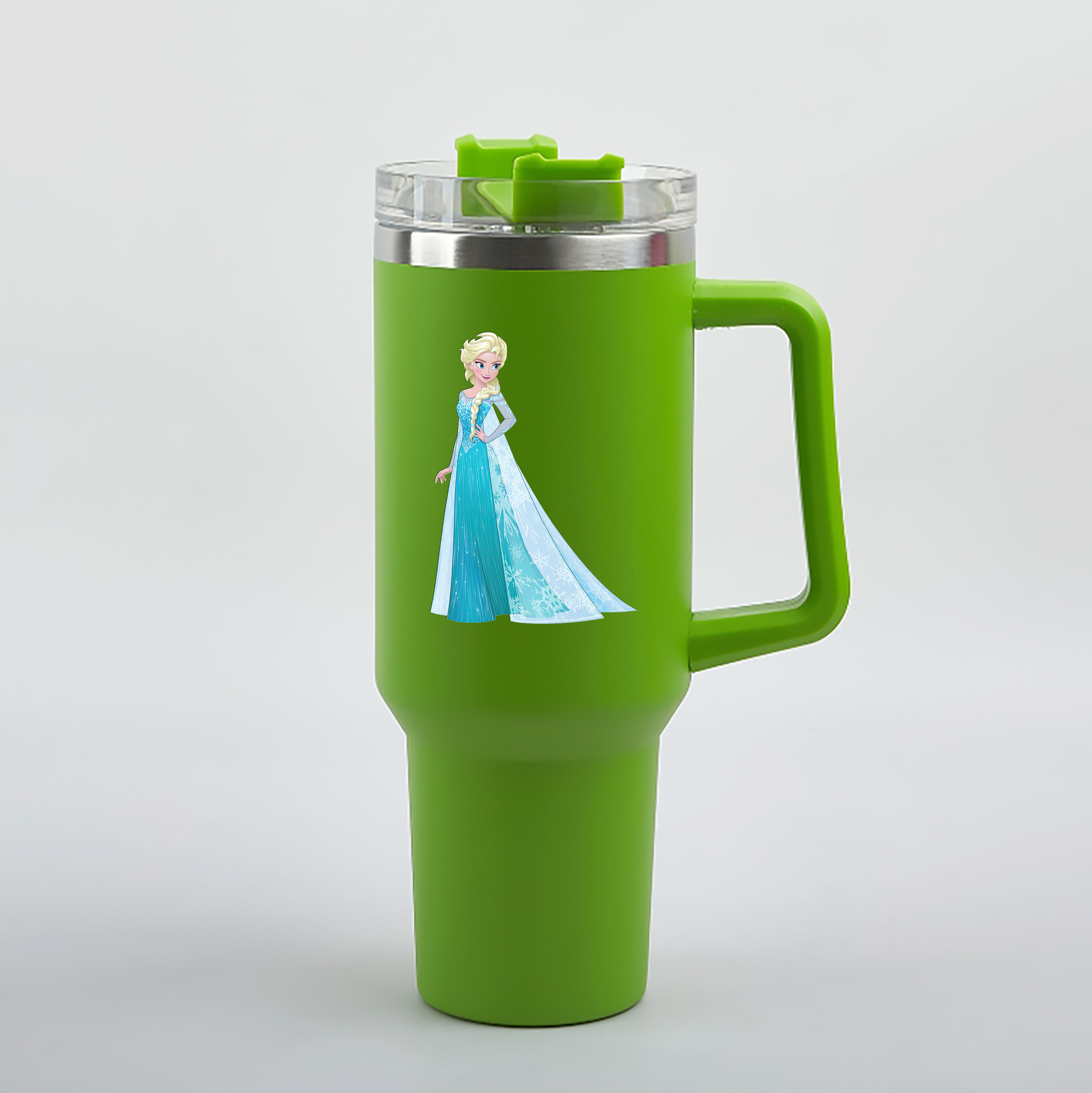 （画像用） アナと雪の女王 アンナ エルサ Frozen Anna Elsa 1200mL車用タンブラー（カラープリント）